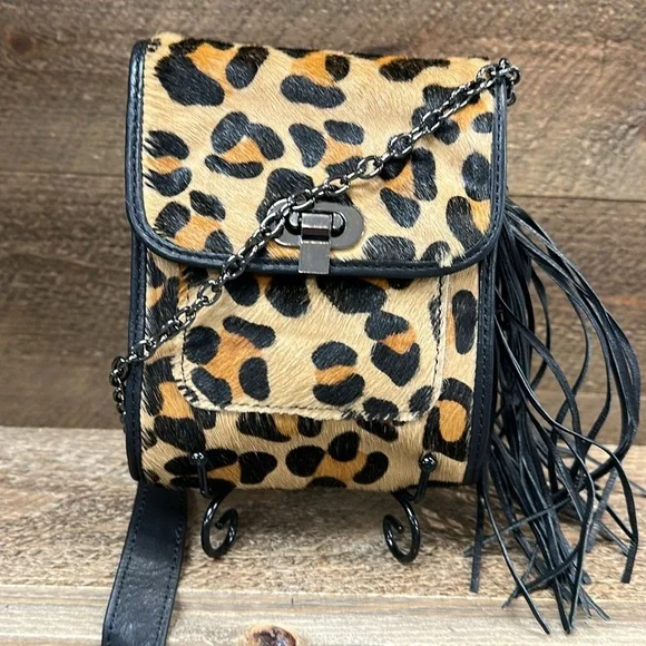 Carol Brodie Rarities Leather Haircalf Small Bag Purse A100249 - Picture 1 of 9